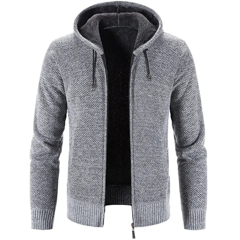 Men's Cozy Fleece Cardigan Sweater