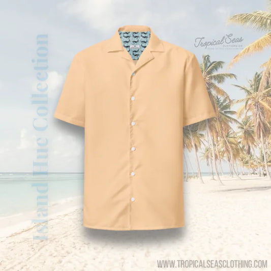 Coral Orange Summer Shirt