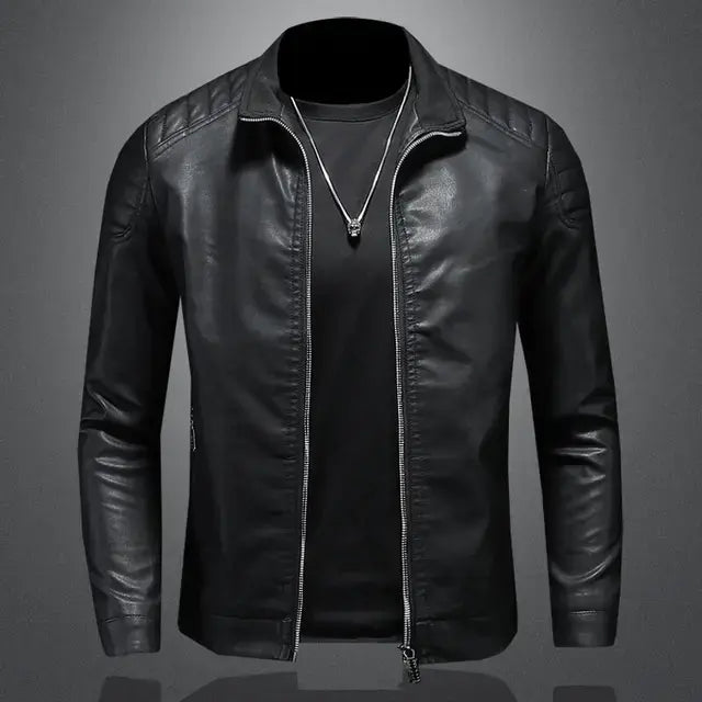 Biker Leather Jacket for Men