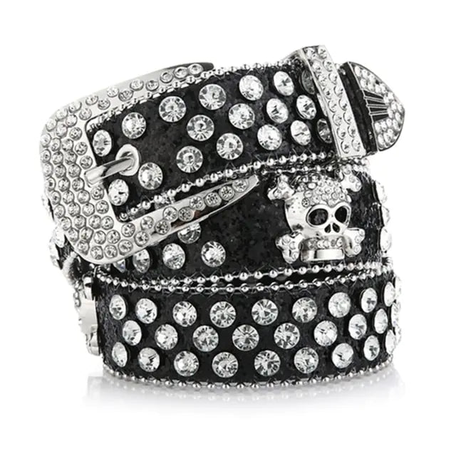 Edgy Skull PU Leather Belts