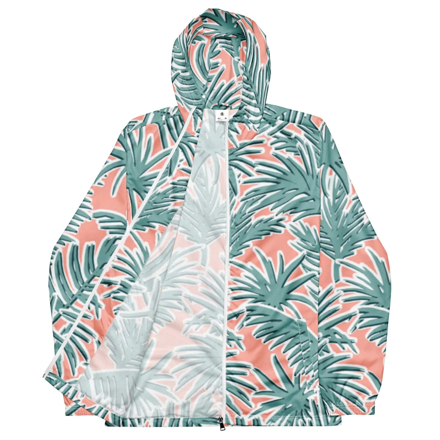 Tropical Palm Men’s Windbreaker