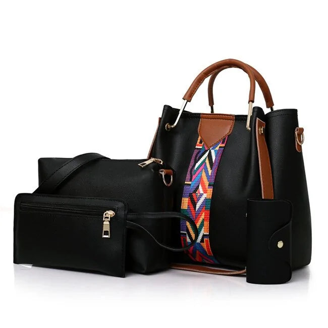 Elegant PU Leather Women's Ensemble Bags