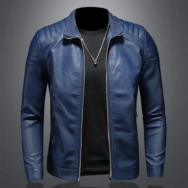 Biker Leather Jacket for Men