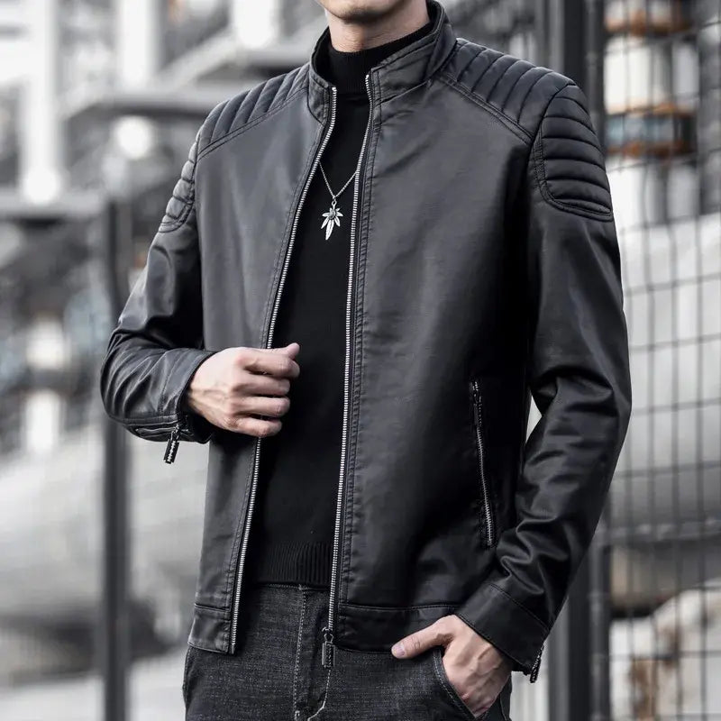 Biker Leather Jacket for Men