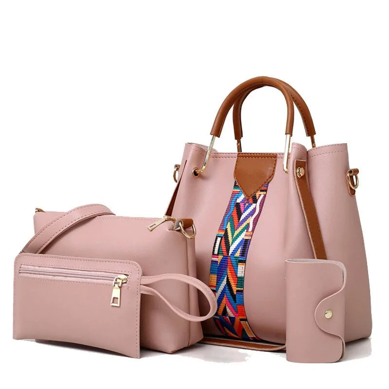 Elegant PU Leather Women's Ensemble Bags