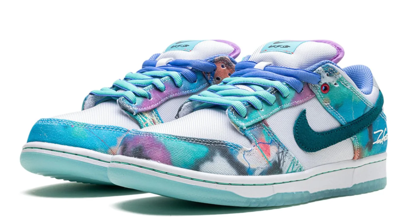 Nike SB Dunk Low x Futura Bleached Aqua