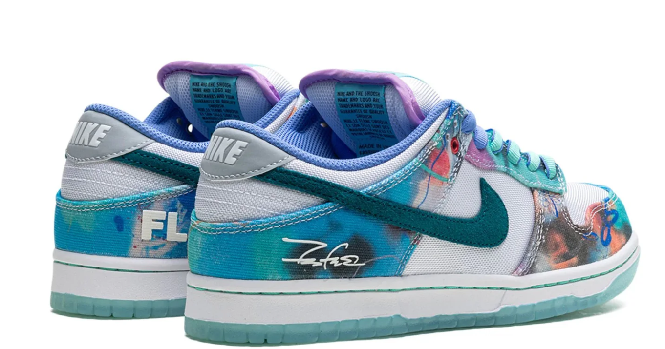 Nike SB Dunk Low x Futura Bleached Aqua