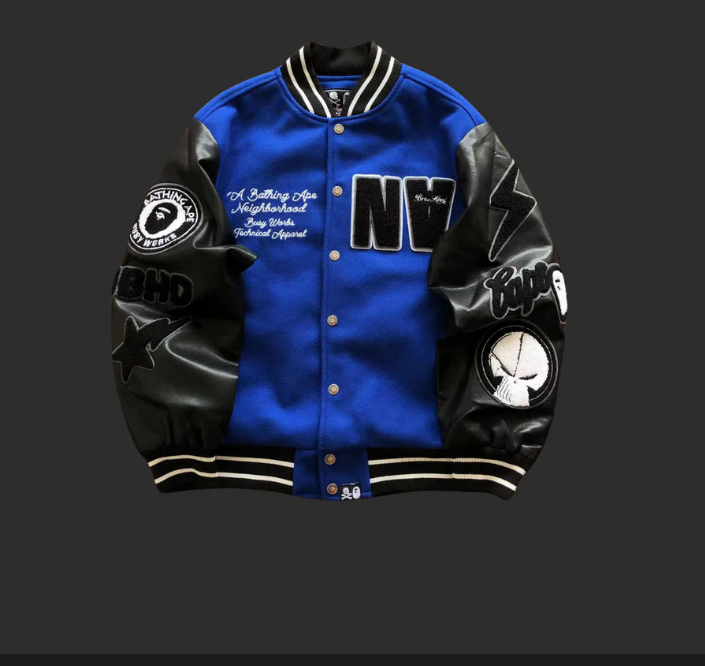 streetwear varsity jacket