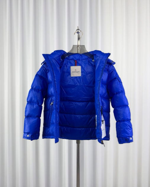 Moncler Moncler Maya mens puffer jacket Blue size 4 XL X-Large | Grailed