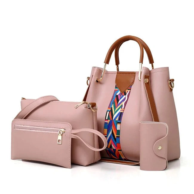 Elegant PU Leather Women's Ensemble Bags