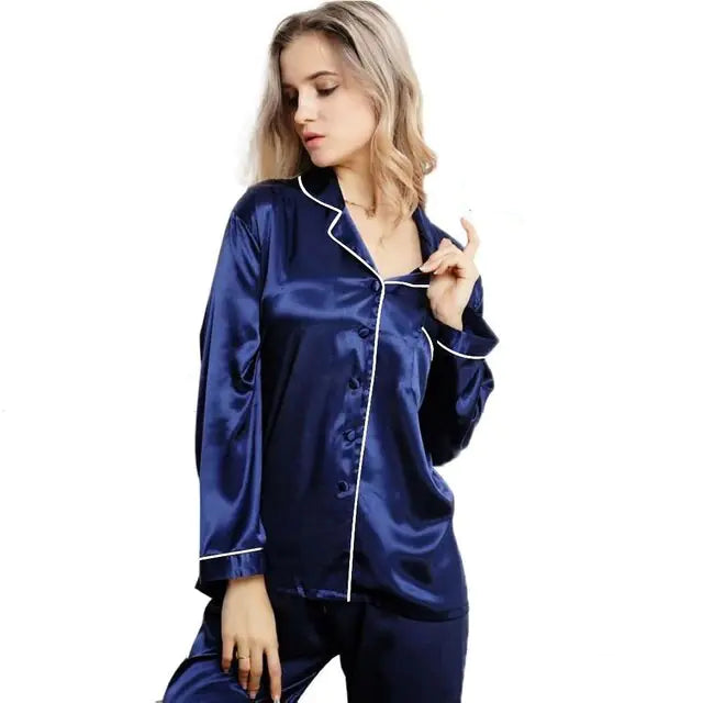 Elegant Lady Satin Sleepwear