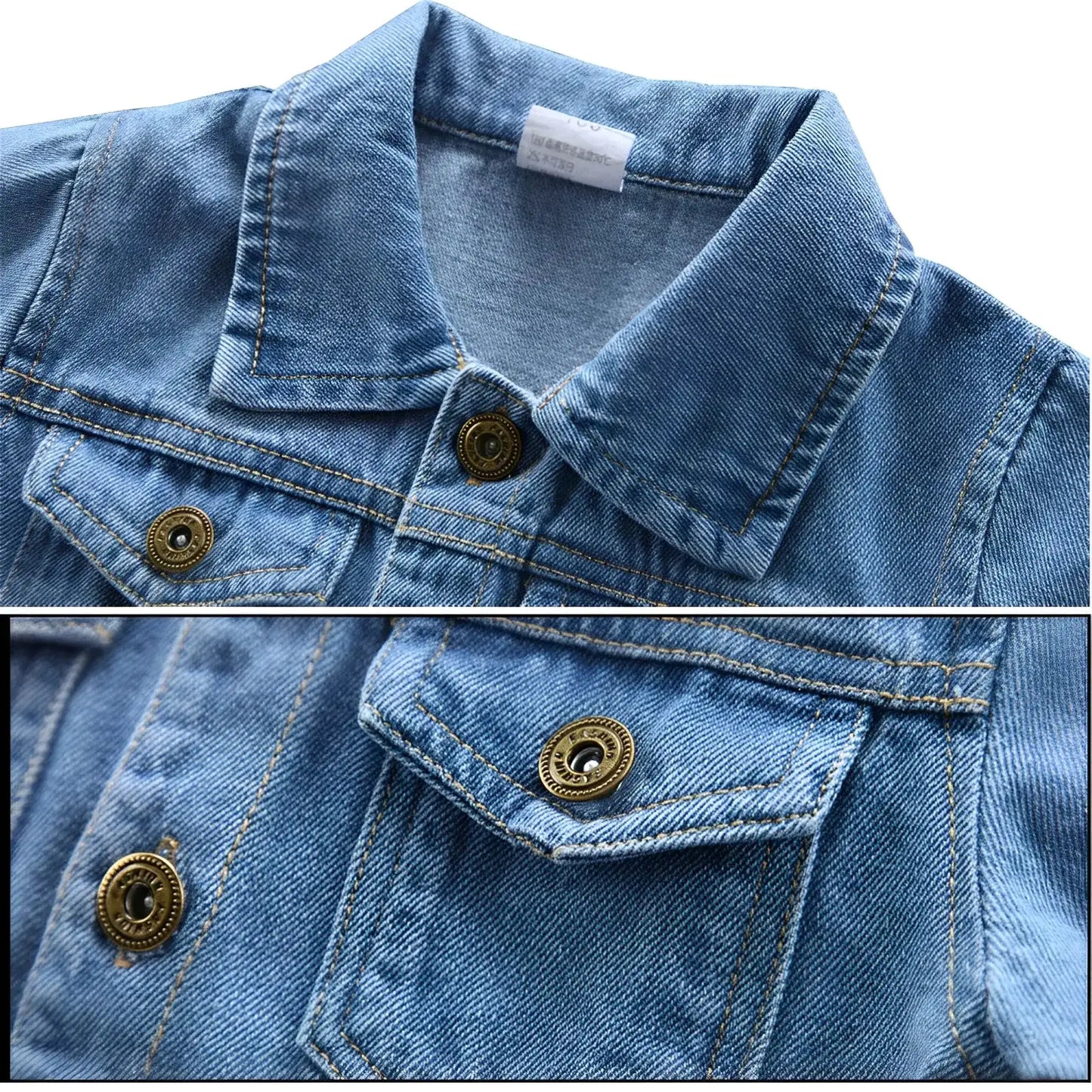 Fashion Embroidered Jeans Jacket