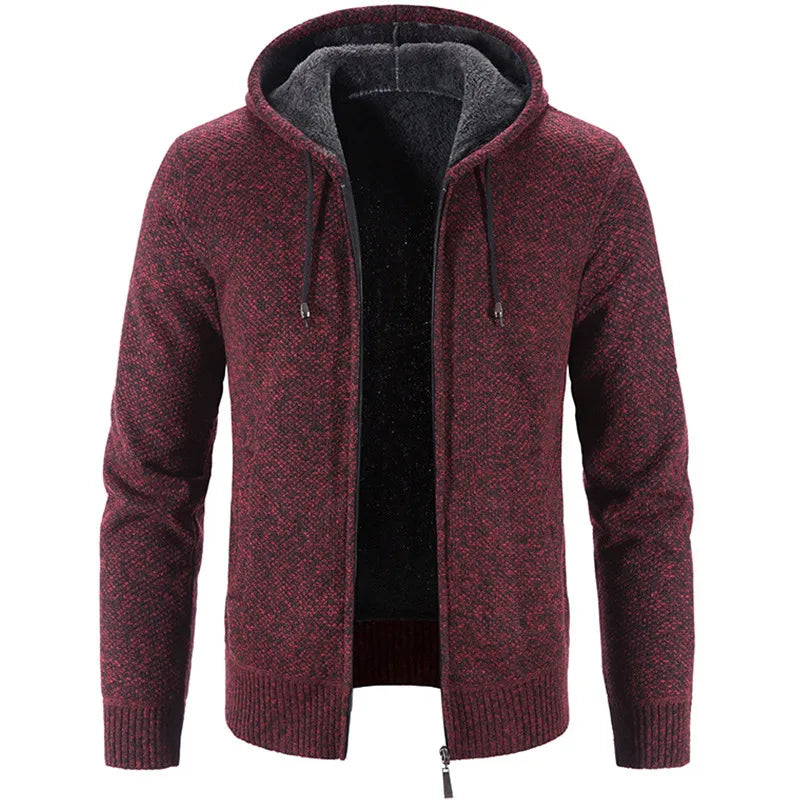 Men's Cozy Fleece Cardigan Sweater