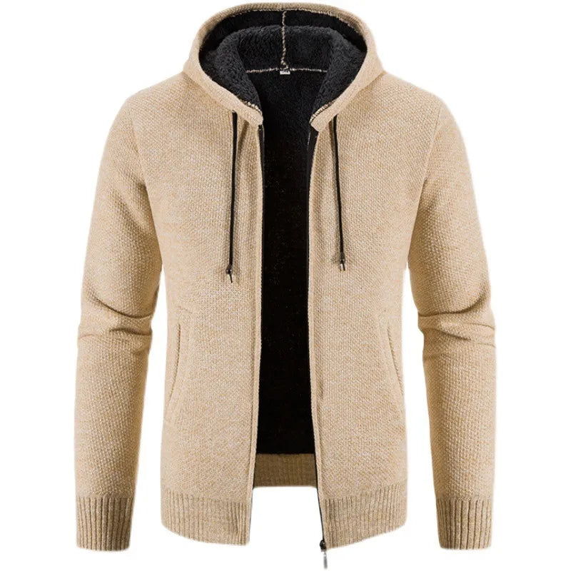 Men's Cozy Fleece Cardigan Sweater