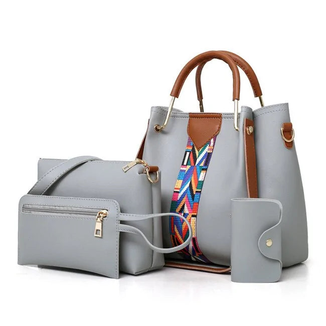 Elegant PU Leather Women's Ensemble Bags