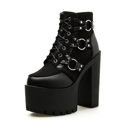 Elegant Women's Biker Ankle Boots