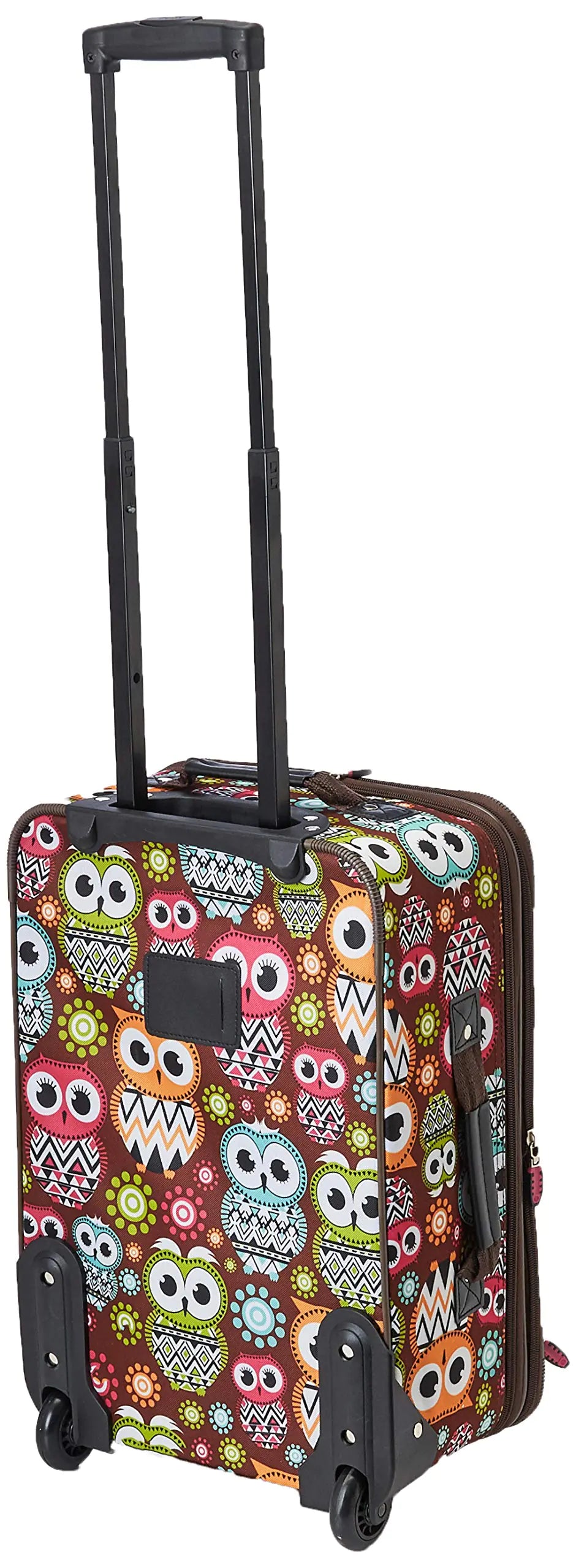 Rockland Owl Patterned 2-Piece Softside Luggage Set