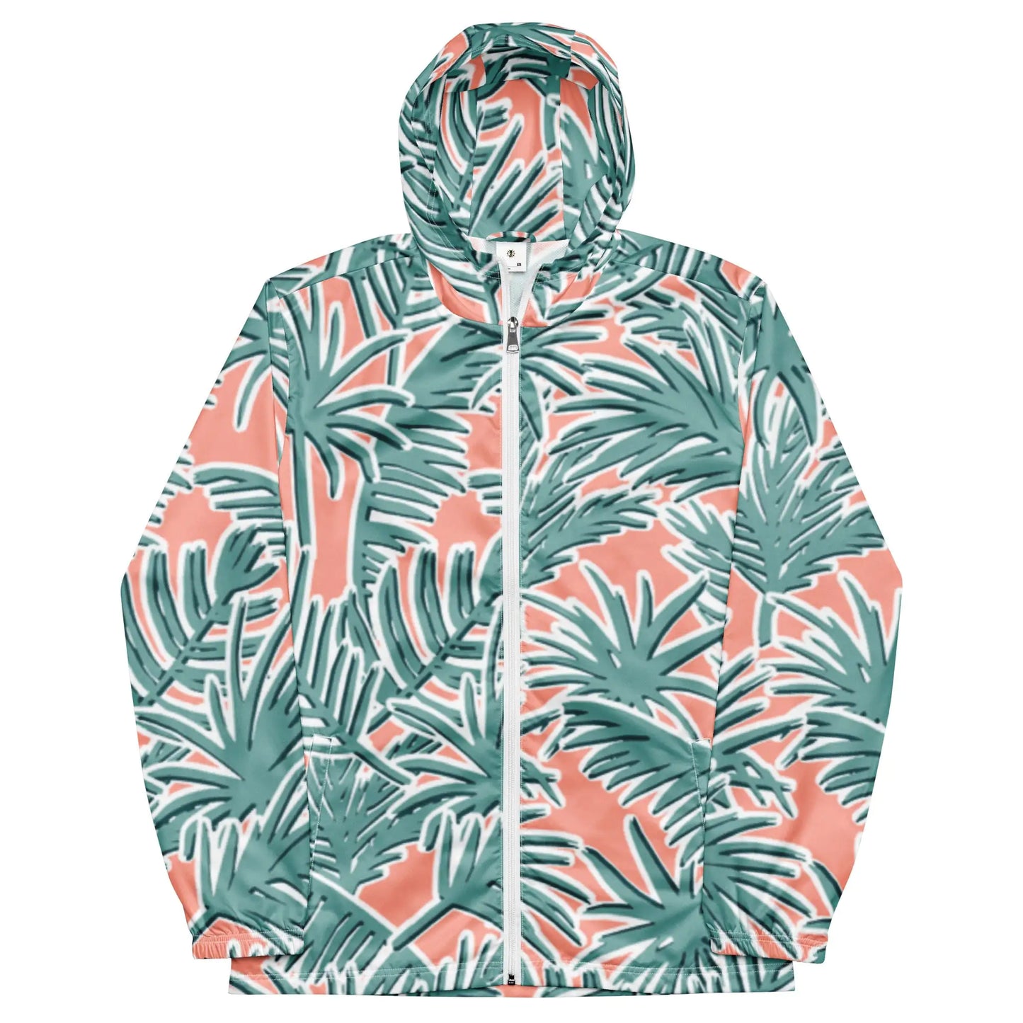 Tropical Palm Men’s Windbreaker