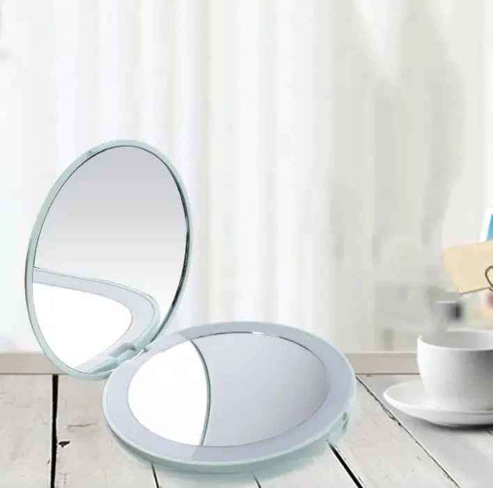 GlowView 2X Compact Folding Mirror