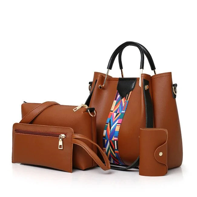 Elegant PU Leather Women's Ensemble Bags