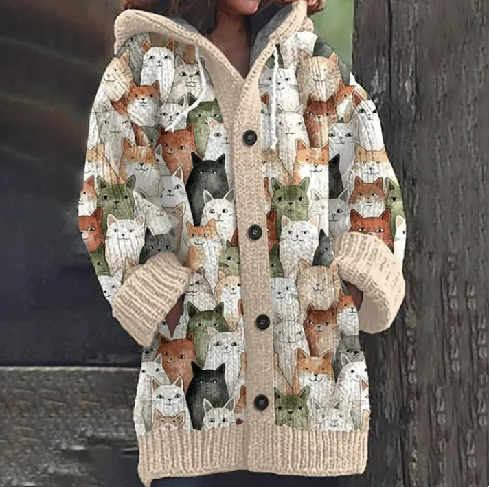 Spooky Animal Hooded Cape Coat